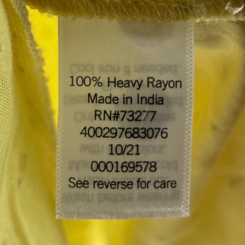 SO Yellow Floral Print Front-Tie Milkmaid Peasant Mini Dress, NWT, Size XL - Picture 7 of 8